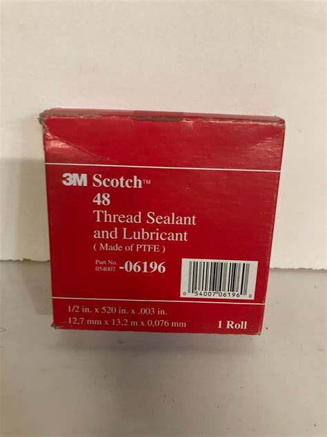 3m Scotch 48 Thread Sealant And Lubricant X1972 06196 Ebay