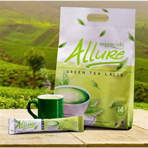 Jual Jual Rugi Allure Green Tea Latte G Sachets G Shopee