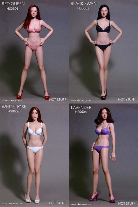 HOT STUFF ホットスタッフ 1 6 シームレス 女性 素体 ボディ seamless female body 手足の指が動かせる