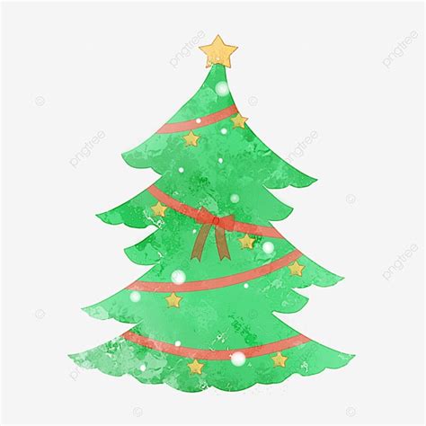 Watercolor Christmas Tree Hd Transparent Watercolor Green Christmas