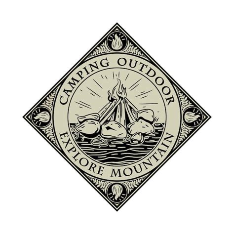 Premium Vector Mountain Expedition Logo Outdoor Camping And Adventure