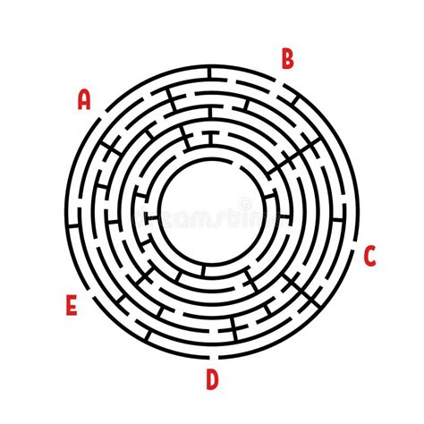 Abstraktes Rundes Labyrinth Spiel F R Kinder Puzzlespiel F R Kinder Ein