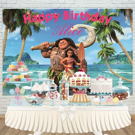 Moana birthday backdropMoana BackdropMoana BannerEvent