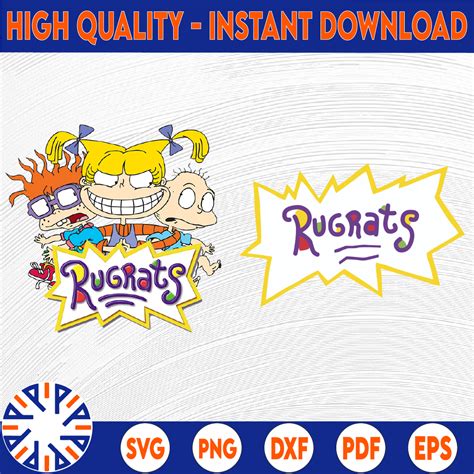 Rugrats Logo SVG Png Dxf Cricut Silhouette Cut File Ins Inspire