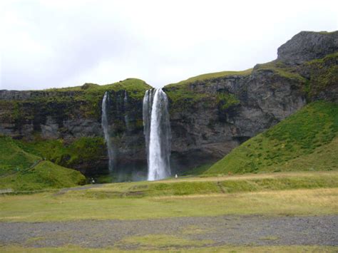 Seljalandsfoss Waterval Achter De Waterval Langs Lopen