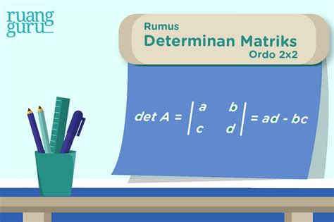 Cara Mencari Determinan And Invers Matriks Beserta Contohnya