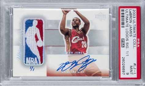 Signed Lebron James Rookie Card Shatters Records At Auction