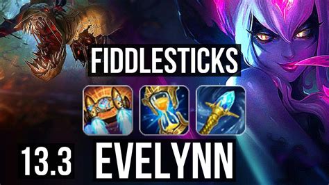 Fiddlesticks Vs Evelynn Jng Rank 1 Fiddle 9316 Dominating Tr Grandmaster 133 Youtube