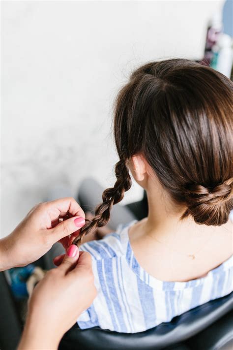 How To Do A Braided Bun Hair Tutorial The Effortless Chic