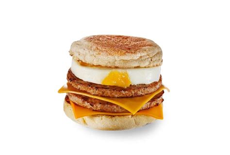 Double Sausage And Egg Mcmuffin Mcdonalds