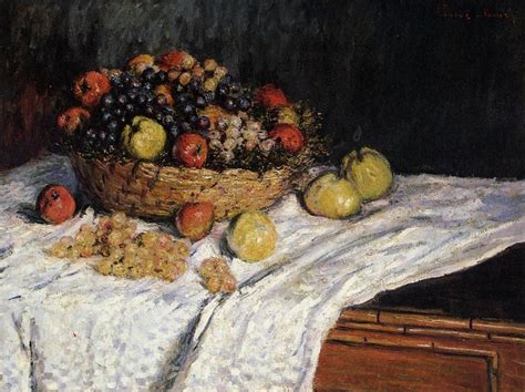 Reproductions D Art De Mus E Panier De Fruits Avec Des Pommes Et Des