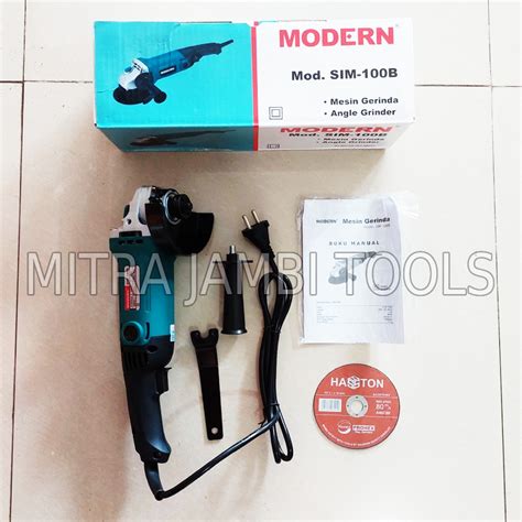 Jual Mesin Gerinda Modern Sim B Angle Grinder Tangan Inch Bonus