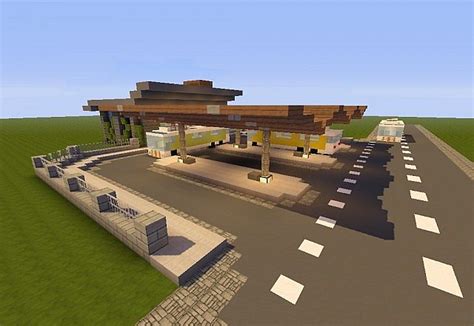 Modern Bus Station Minecraft Project