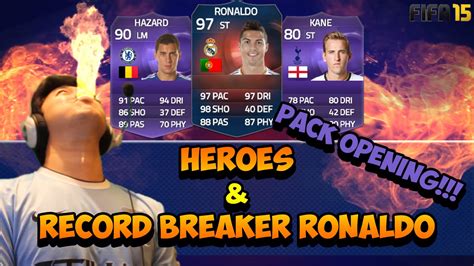 Heroes Record Breaker Ronaldo Pack Opening Youtube