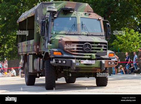 Burg Germany June 25 2016 German Army Truck Mercedes Benz Zetros