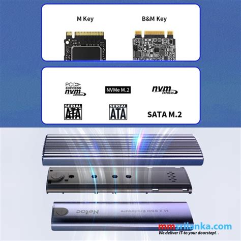 Netac M Nvme Sata Ssd External Enclosure Usb Aluminum