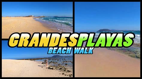 Grandes Playas Corralejo Beach Walk Beaches Of Corralejo