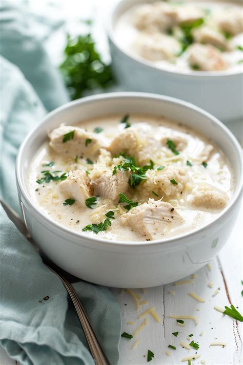 Easy And Delicious Keto Chicken And Cauliflower Rice Soup Recipe For A