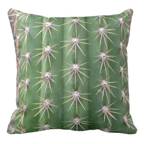 Novelty Cactus Cushions Covers Quirky Cactus Design Throw Pillow Case Green Plant Garden