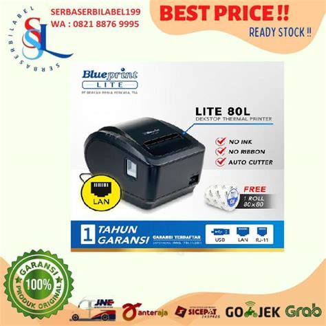 Promo 100 Produk Ori Printer Kasir Thermal Pos Blueprint Lan Lite80L