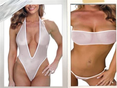 Women Sexy Bikini Mesh Micro Bra Set G String Thong Lingerie Swimwear Underwear Ebay