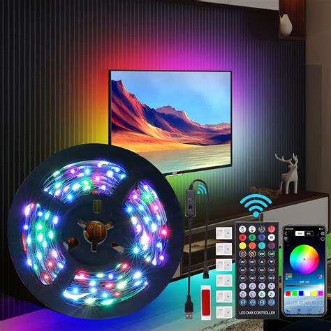 Buy Led Strip Lights Rgbic Tv Led Backlights Music Sync App And