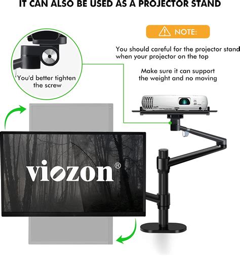 Buy Viozon Monitor And Laptop Mount In Adjustable Triple Monitor