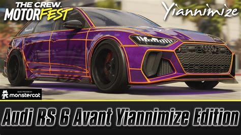 The Crew Motorfest Audi RS 6 Avant Yiannimize Edition FULLY