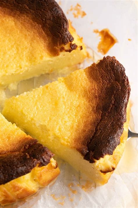 Basque Cheesecake With 5 Ingredients Just 5 Minutes Prep