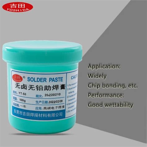 Lead Free Zero Halogen Environment Friendly Soldering Paste No Cleaning