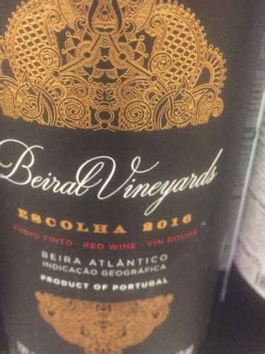 Beiral Vineyards Escolha Tinto Vivino Us