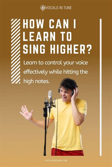 How Can I Learn To Sing Higher Vocals In Tune In 2020 Singing