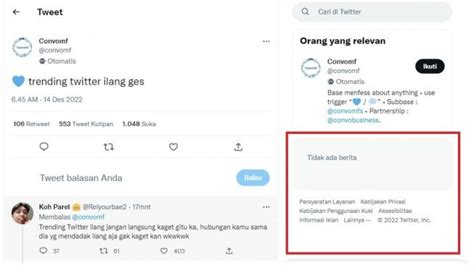 Heboh Trending Topik Twitter Indonesia Sempat Hilang Bikin Warganet Panik