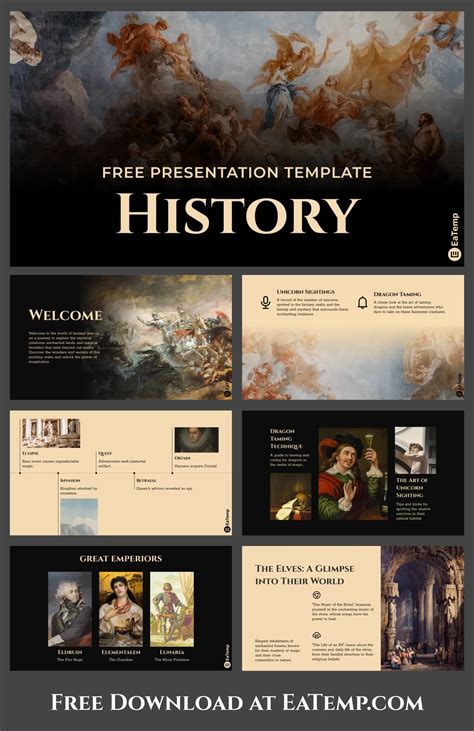 History Ppt Presentation Template Free Powerpoint Templates Google