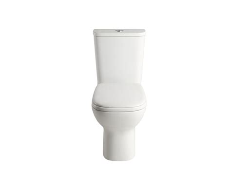 Posh Domaine Rimless Close Coupled Back To Wall Toilet Suite Bottom