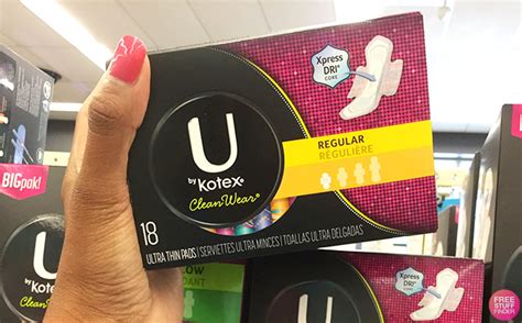 Free U By Kotex Pads Free Stuff Finder