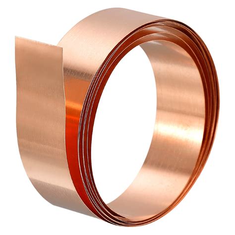 Uxcell Copper Thin Foil Roll Sheet 0 2x15x1000mm Pure Copper Foil