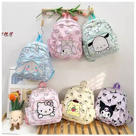 Nuevo Popular Sanrio Kuromi Mochila De Dibujos Animados Lindo Hello