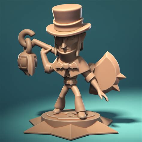 Stl File El Tigre Brawl Stars 🌃 ・template To Download And 3d Print・cults