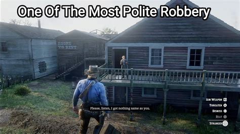 This Is How High Honor Players Rob Npcs In Rdr Easiest Way Red