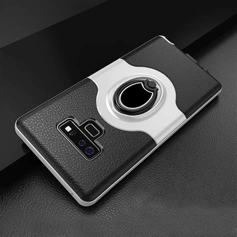 Essien Luxury Magneto Magnetic Ring Holder Phone Case For Samsung Note 8 9 Soft Silicone