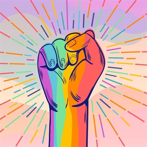 concepto del  del orgullo vector gratis