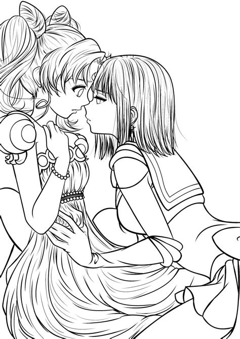 Anime Princess Coloring Pages