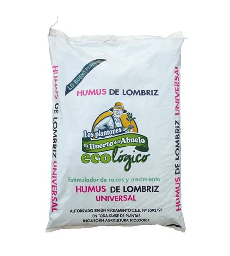 Saco Humus de Lombriz 7L 5 KG ECOLÓGICO