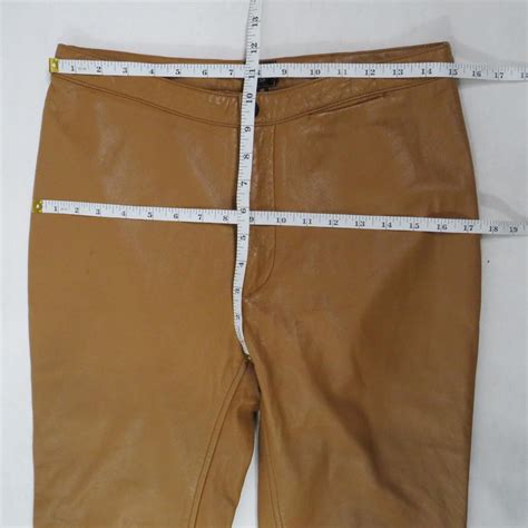 These Steve Madden Tan Leather Pants Are A Great Depop