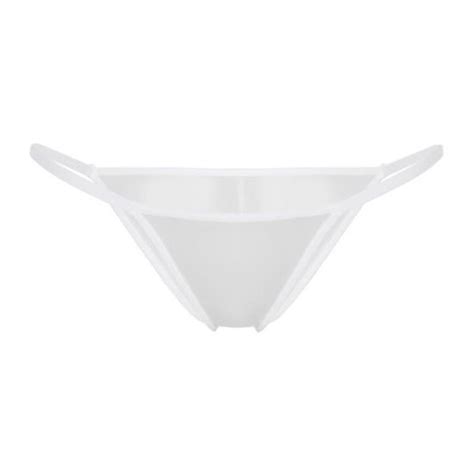 Iixpin Micro String Ficelle Femme Sexy Transparent Tanga G String T Back Bikini Hot Slip S L