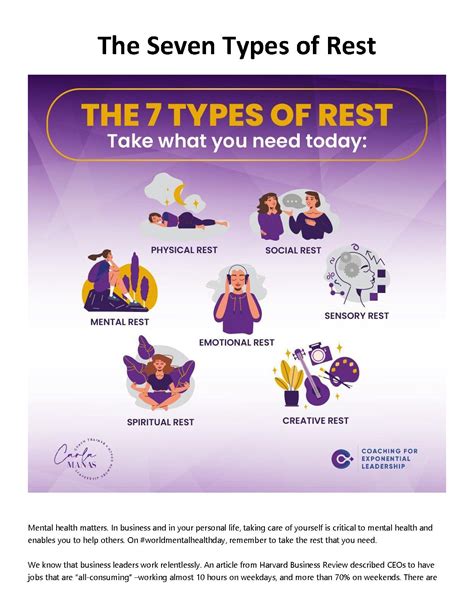 The Seven Types Of Rest Pdf PDF Host