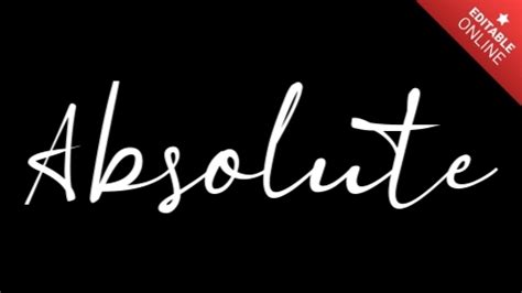 Absolute Instagram Cursive Signature Text Effect Generator