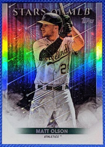 2022 Topps Series 1 MATT OLSON SMLB 50 Stars Of MLB Oakland Athletics