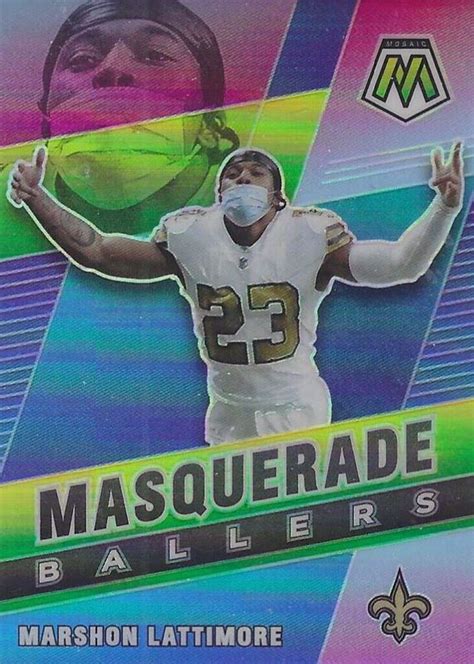 Marshon Lattimore 2021 Mosaic #MB-25 Masquerade Ballers /(SSP) PSA 10 Price Guide - Sports Card ...